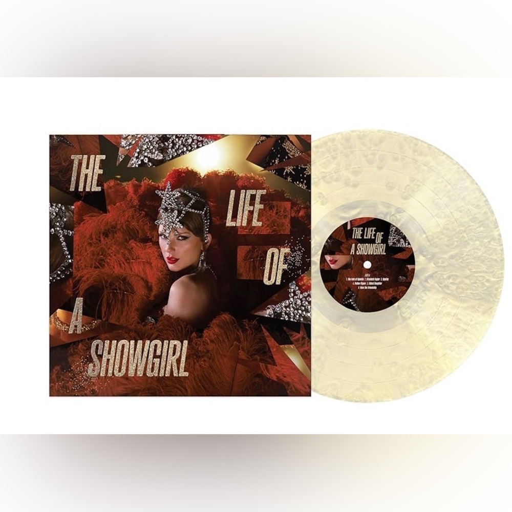 Taylor Swift The Life of a Showgirl Tiny Bubbles In Champagne Vinyl SEALED RARE